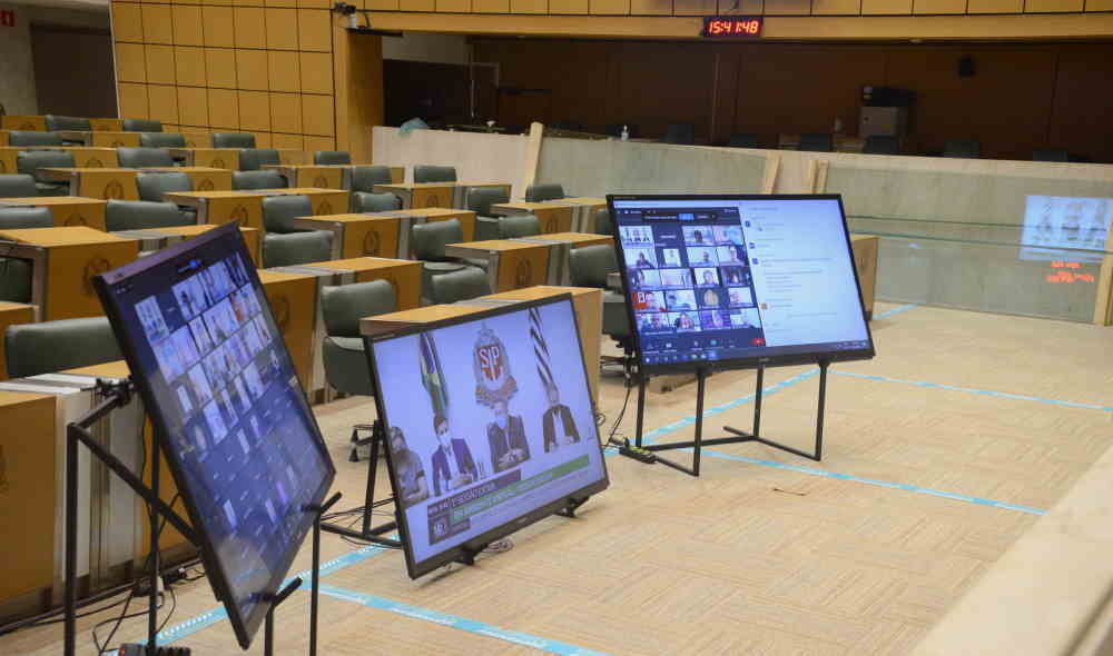 Assembleia Legislativa de SP em votação virtual